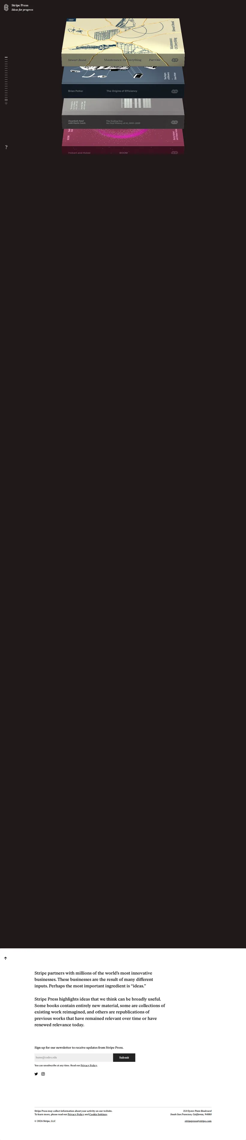 Stripe Press — desktop
